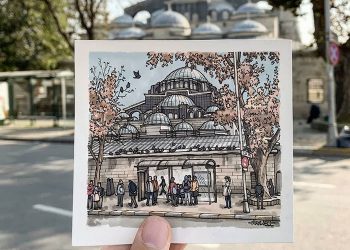 Bir Gezginin Gözünden Türkiye Şehir İllüstrasyonları