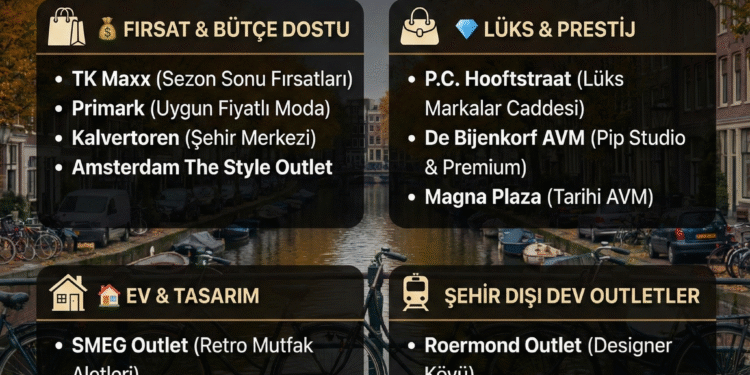 Amsterdam Alışveriş Haritası