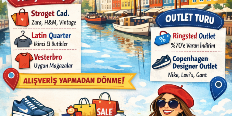 KOPENHAG UCUZ ALIŞVERİŞ ROTASI